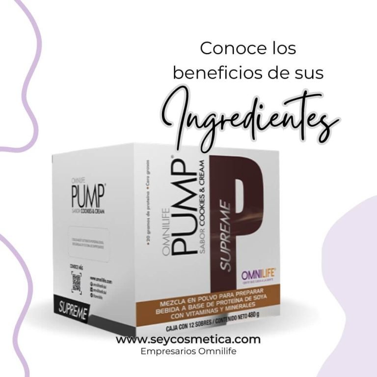 PUMP Omnilife BENEFICIOS CON PROTEÍNA VEGETAL