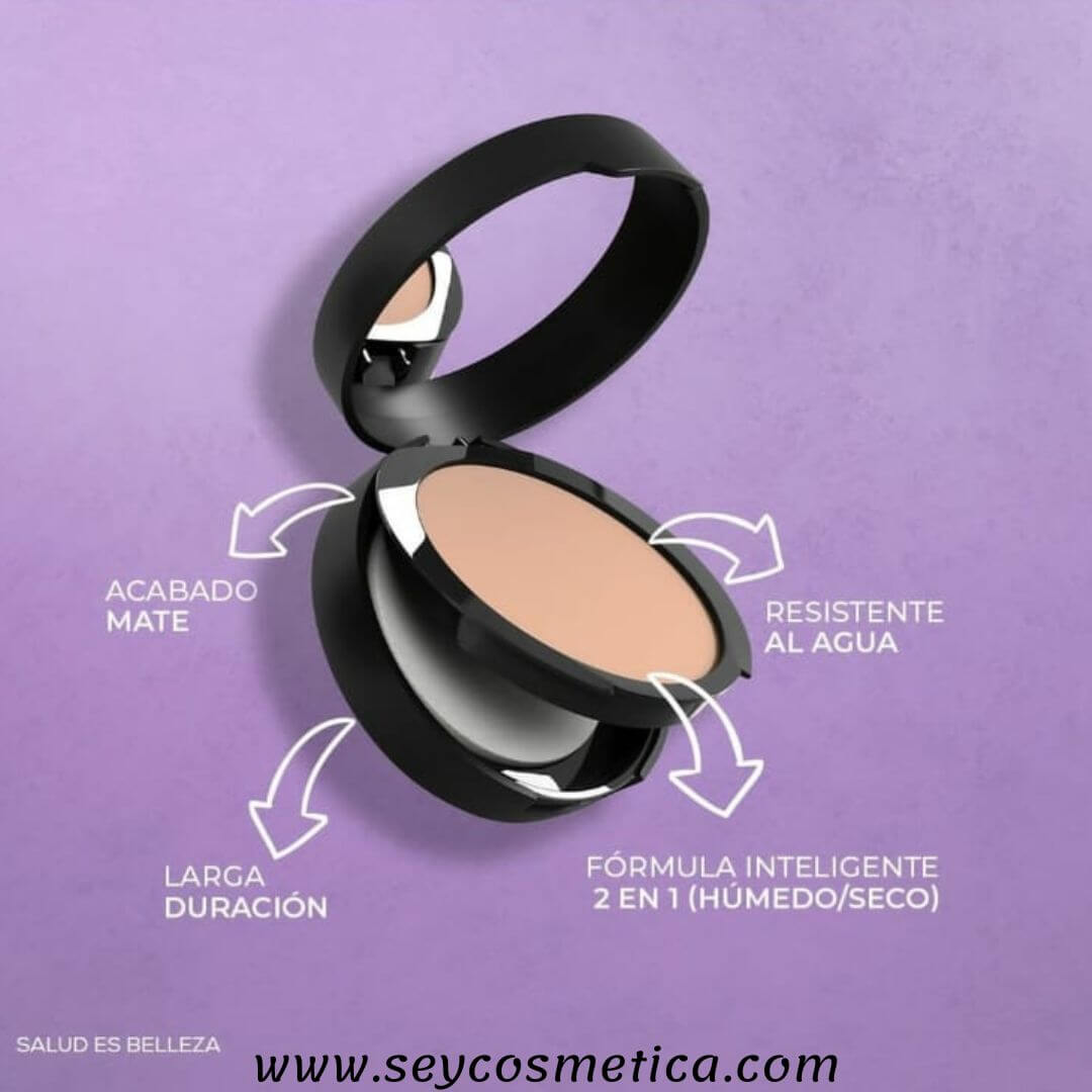 Maquillaje Compacto SEYTU ▷▷ ¡Resistente al agua y sudor!