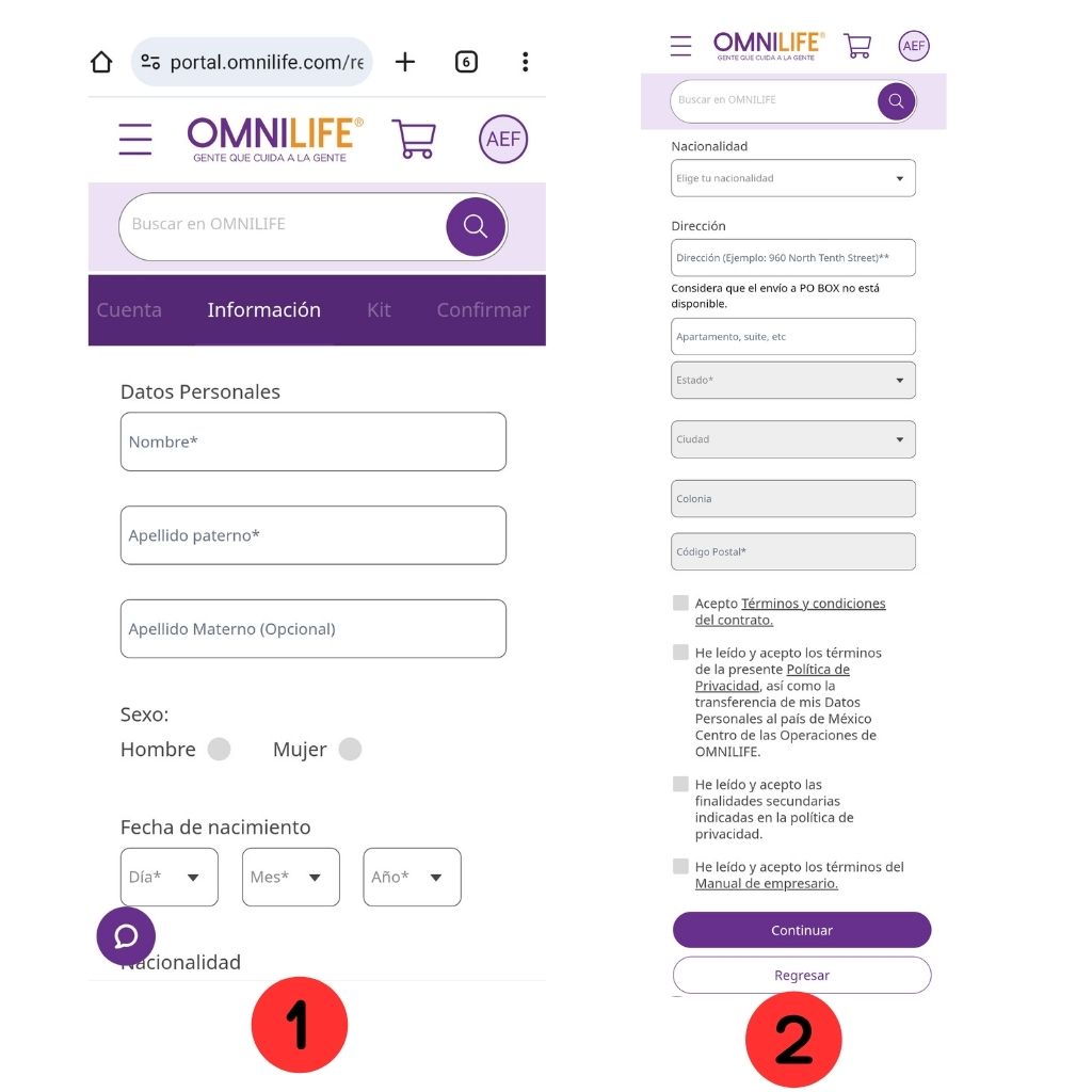 Afiliación a Omnilife y Seytú en USA