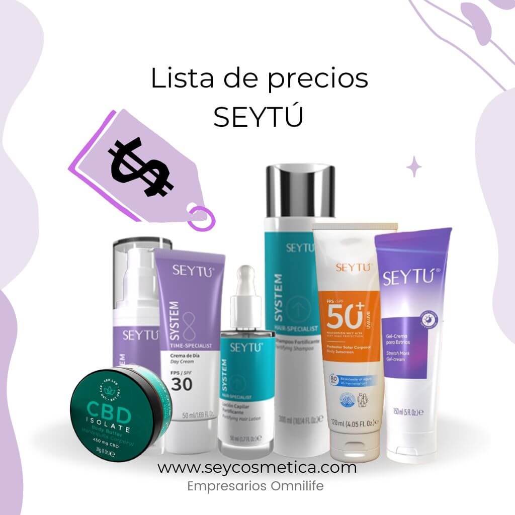 Lista de precios Seytu