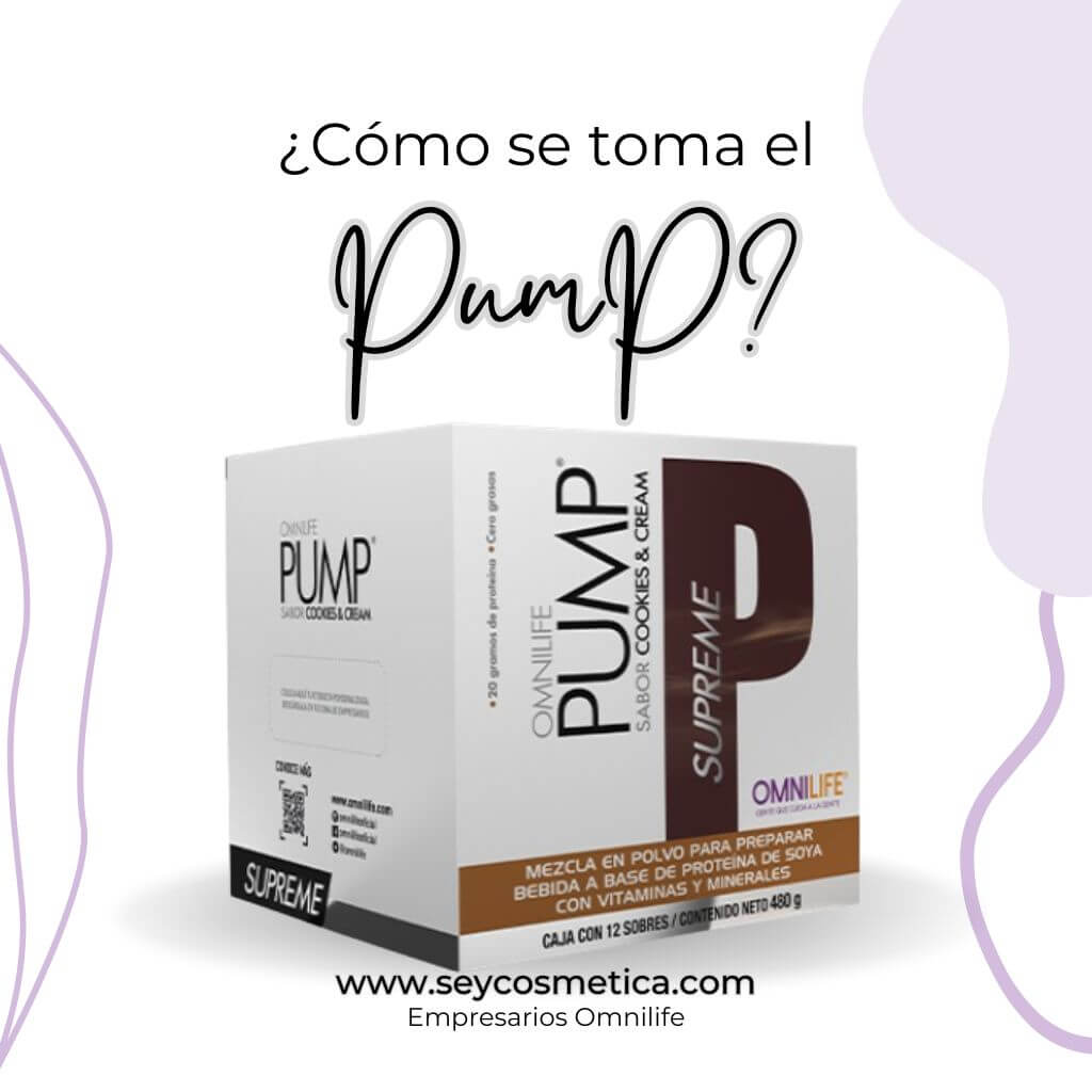 PUMP OMNILIFE ¿COMO SE TOMA?
