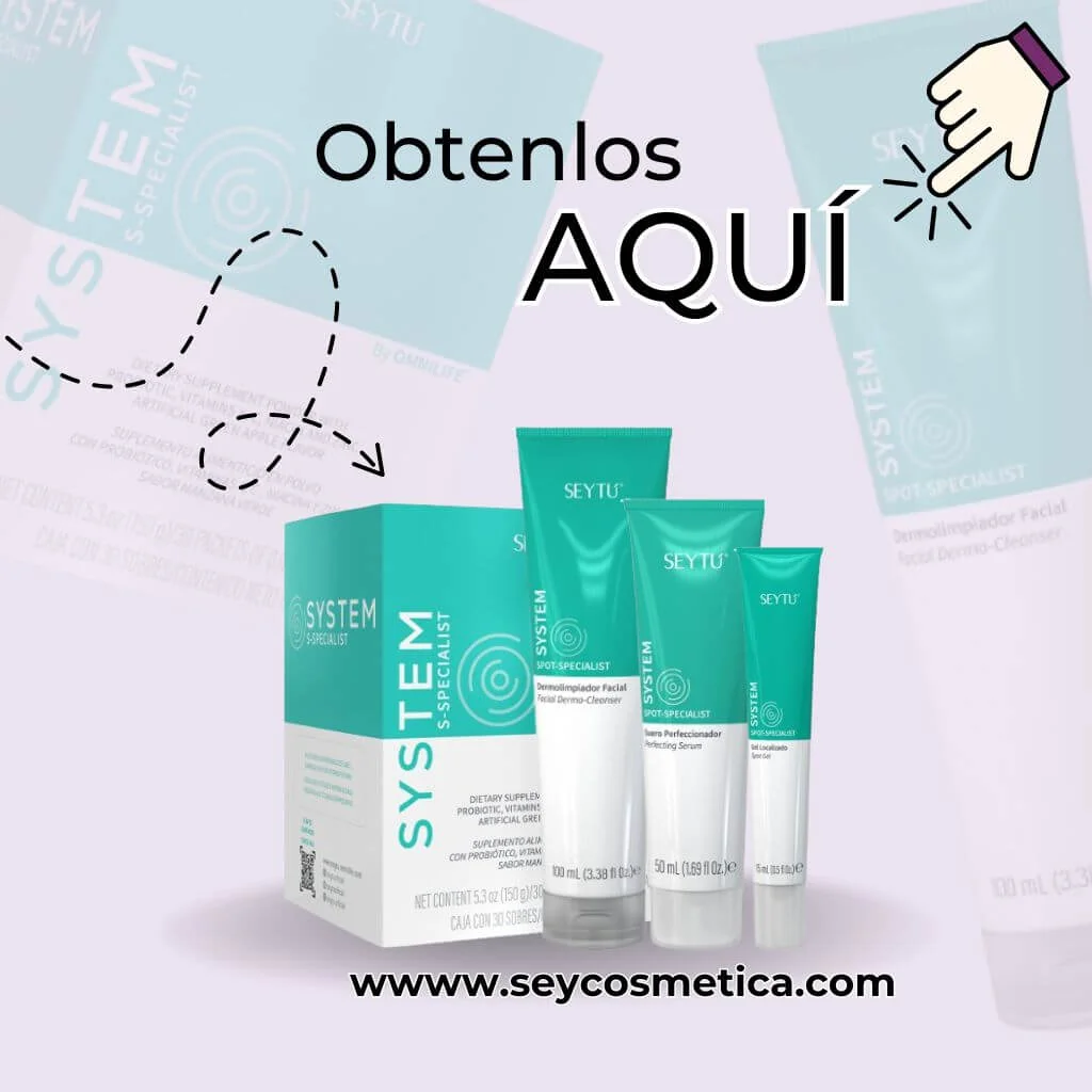 Productos para pieles grasas. Sistema Spot-Specialist SEYTÚ