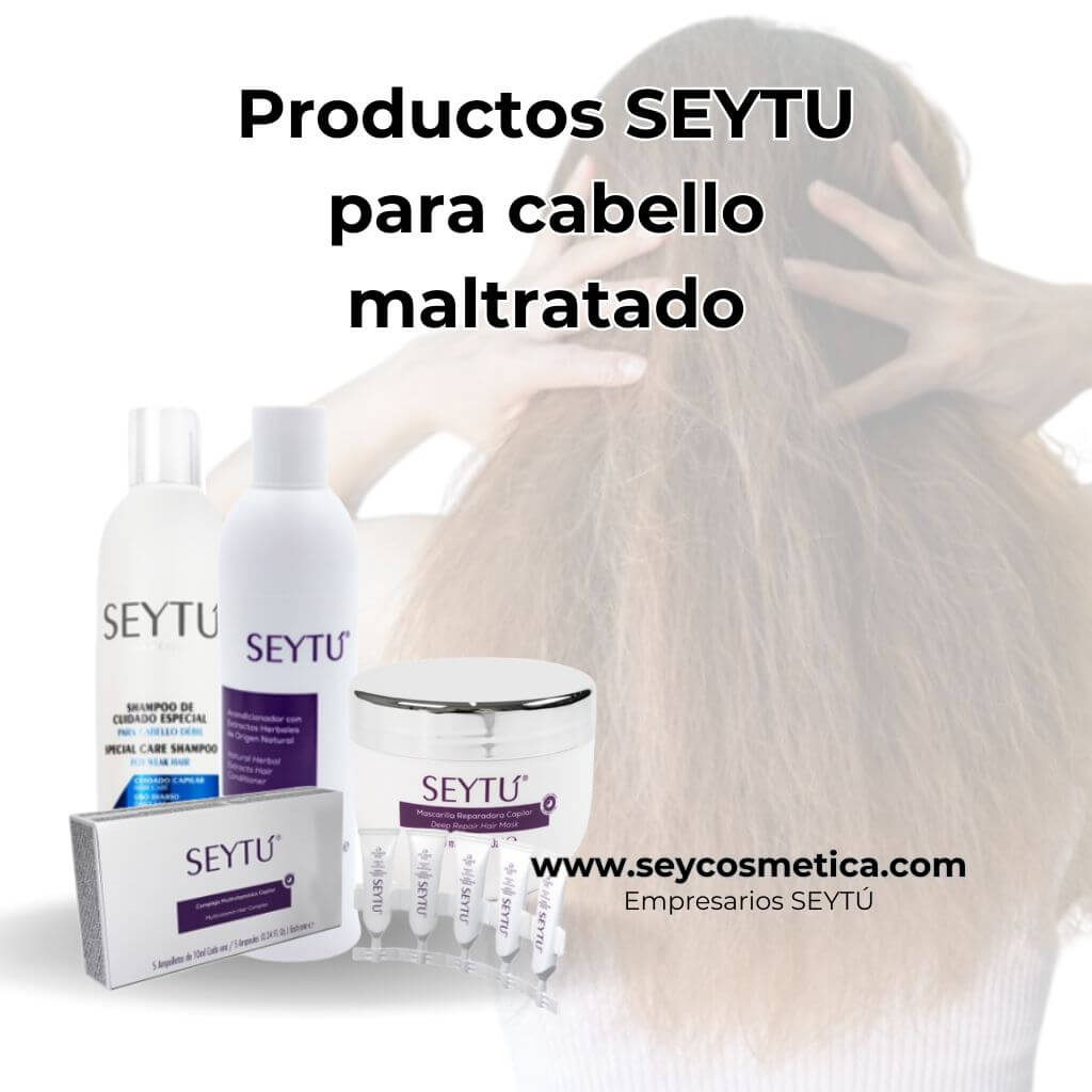 Productos capilares SEYTU para el cabello maltratado