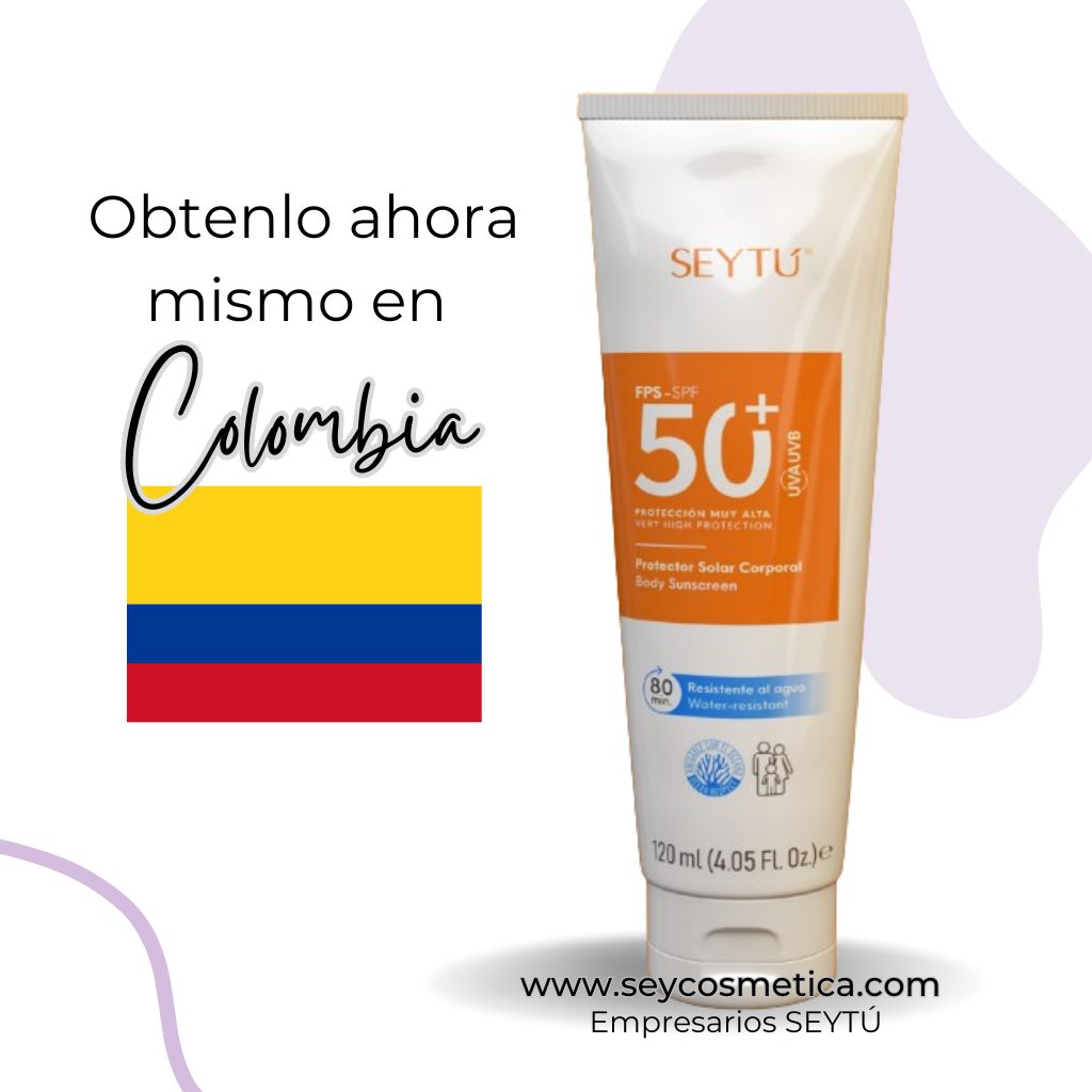 Protector solar corporal SEYTÚ en Colombia