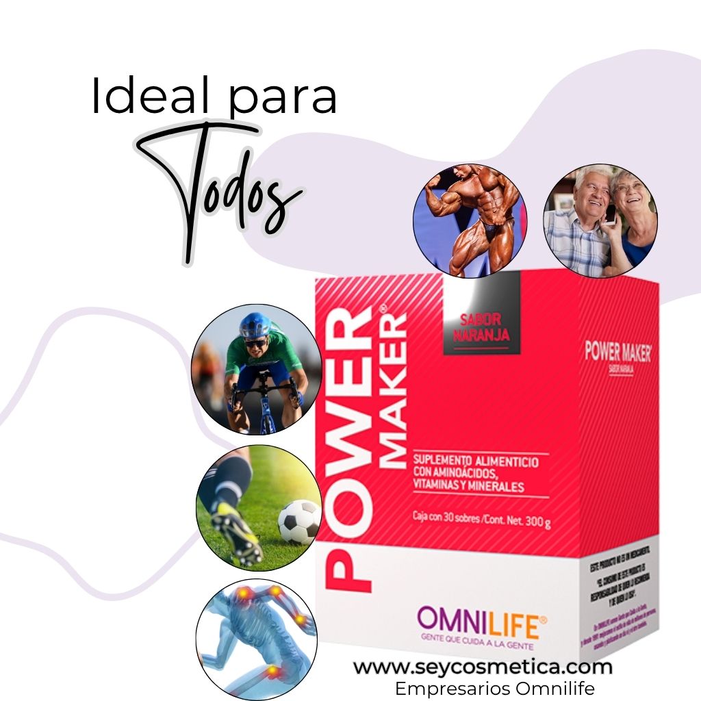 Power Maker Omnilife regenerador de tejidos para músculos y articulaciones