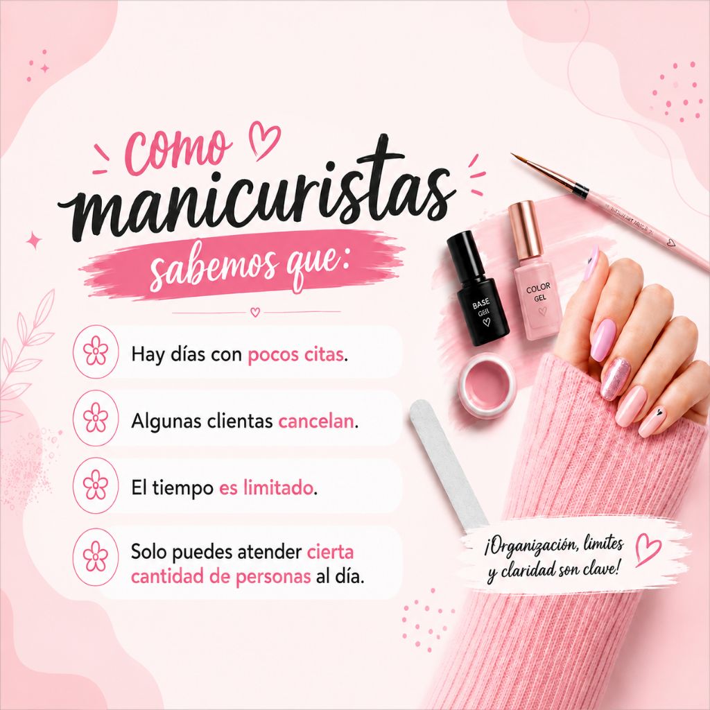 Genera ingresos extras como manicurista