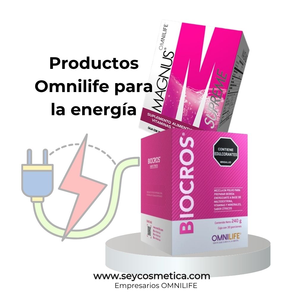 Productos Omnilife para la energía